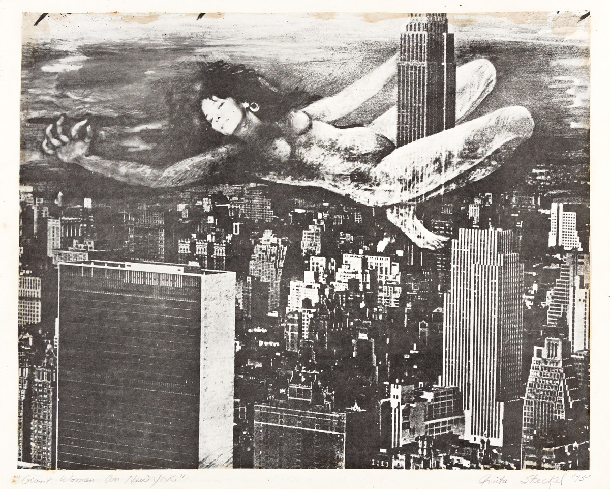 Steckel, Anita (1930-2012) Giant Woman on New York (Empire State).